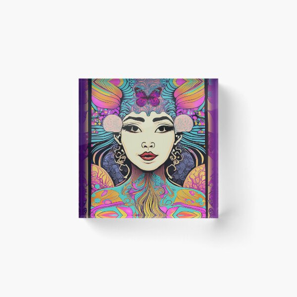 Item preview, psychedelic woman designed and sold by JulianBurgos94.