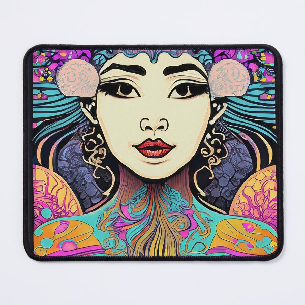 Item preview, psychedelic woman designed and sold by JulianBurgos94.