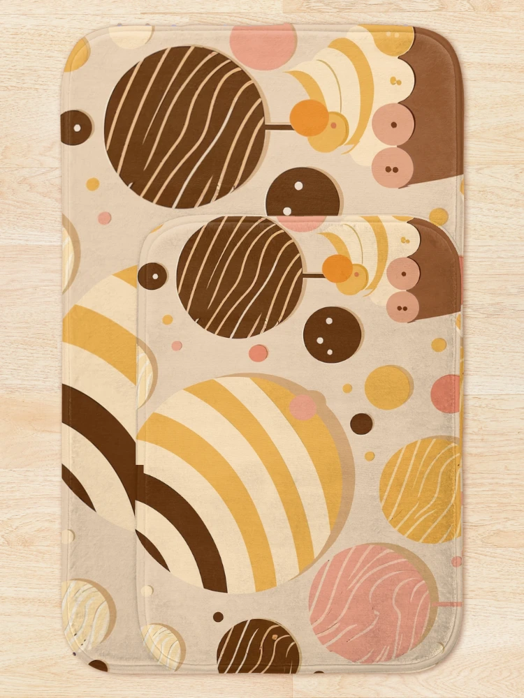 Thumbnail 5 of 6, Bath Mat, Choco Pattern designed and sold by Amir Faysal.
