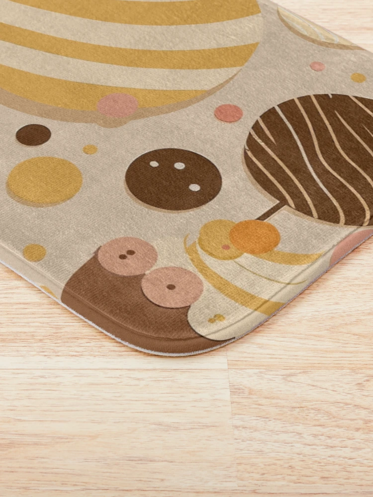 Thumbnail 3 of 6, Bath Mat, Choco Pattern designed and sold by Amir Faysal.