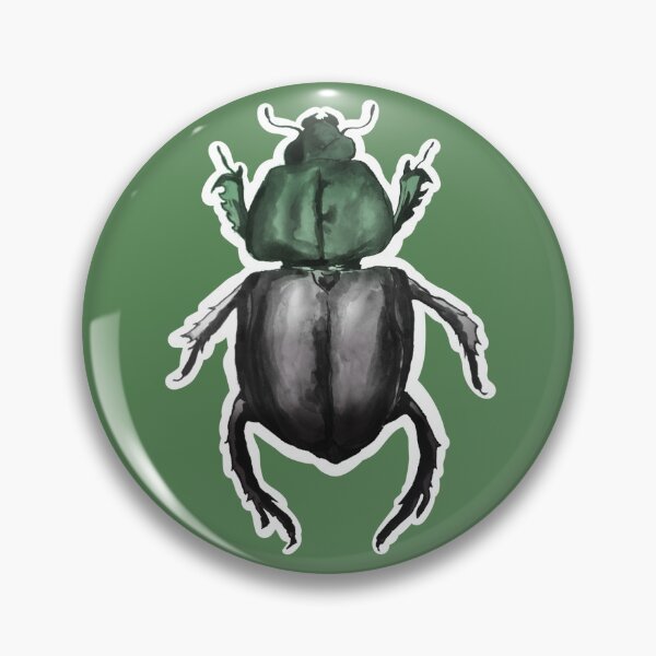 Item preview, Aromantic Pride Beetle Ink Design designed and sold by felixgothcat.