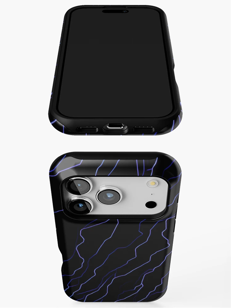 Thumbnail 3 of 4, iPhone Case, Electricity designed and sold by RASUNED.