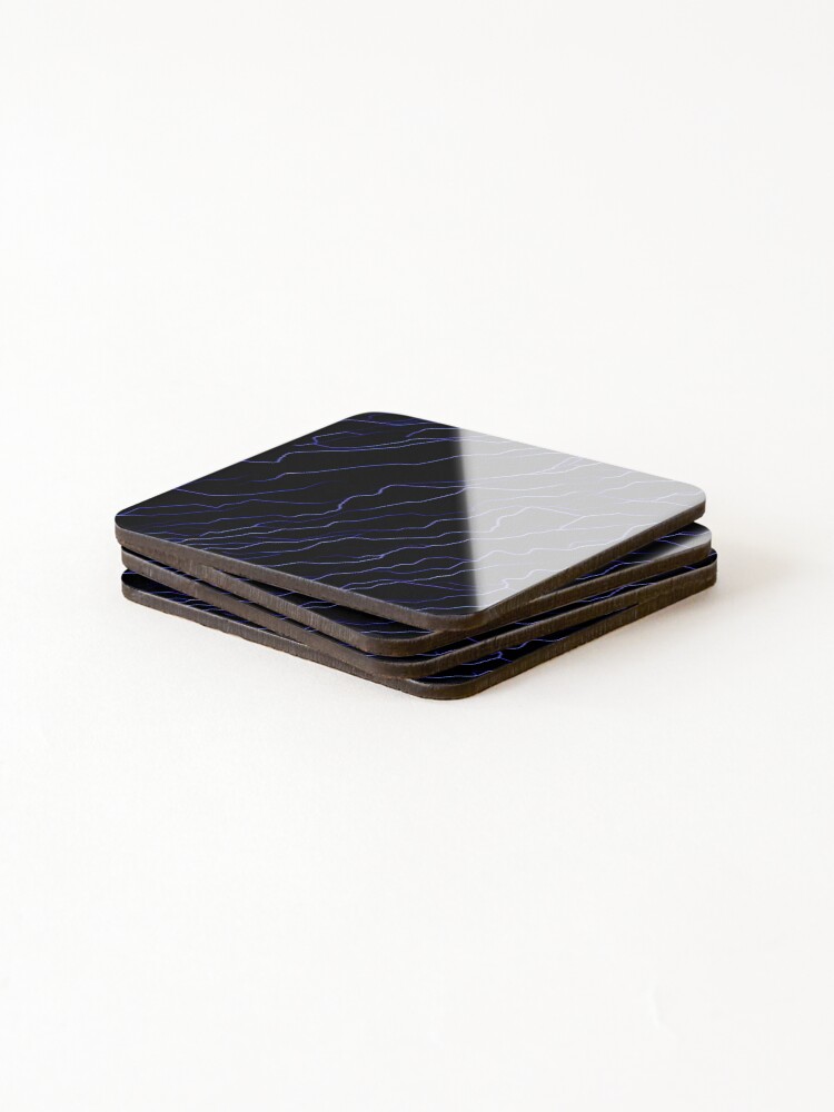Thumbnail 4 of 5, Coasters (Set of 4), Electricity designed and sold by RASUNED.