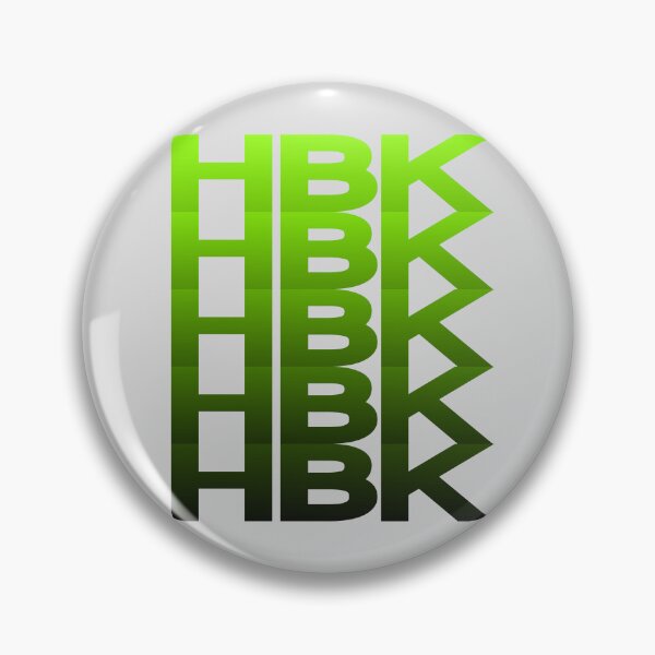 Item preview, HBK (Green To Black, on Silver) designed and sold by MaidenofIron157.