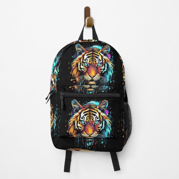Item preview, Abstract colorful and vibrant Tiger design designed and sold by Artbyminga.