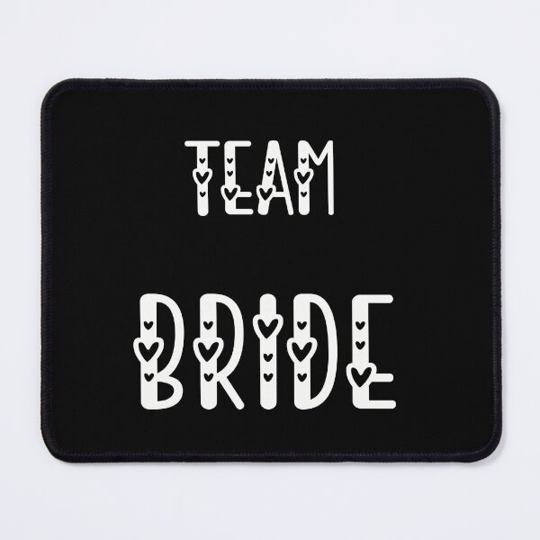 Item preview, Celebrate as a Team: Make a Statement with Team Bride - Brilliant White Heartsy Font Text designed and sold by EmeraldeaArt.