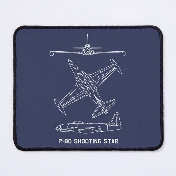 Item preview, P-80 Shooting Star American Jet Fighter Blueprints designed and sold by MilitaryMart.