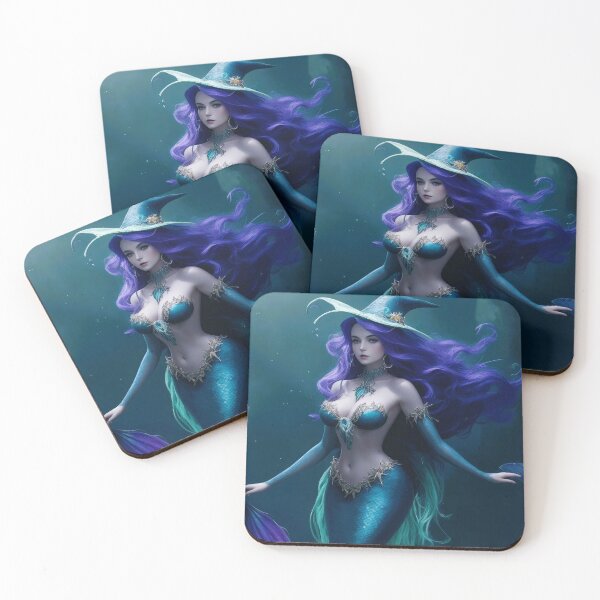 Item preview, Las hipnotizantes brujas sirenas designed and sold by SirenasWorld.