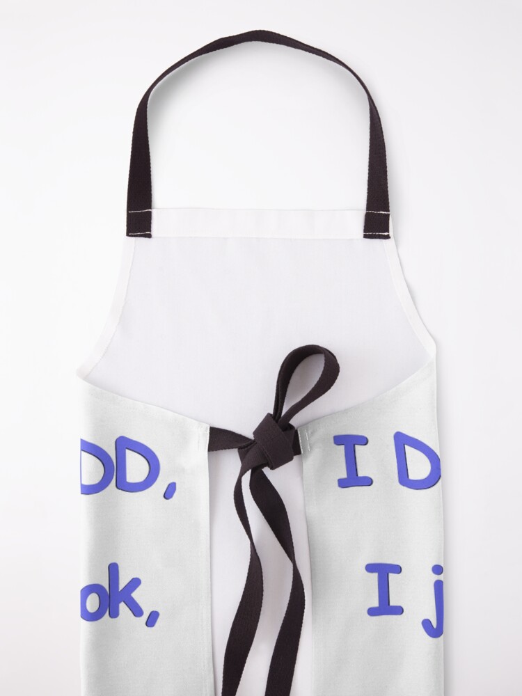 Thumbnail 5 of 6, Apron, Men, Women, Boys, and Girls Printed Distraction Humor Design designed and sold by gementagos.