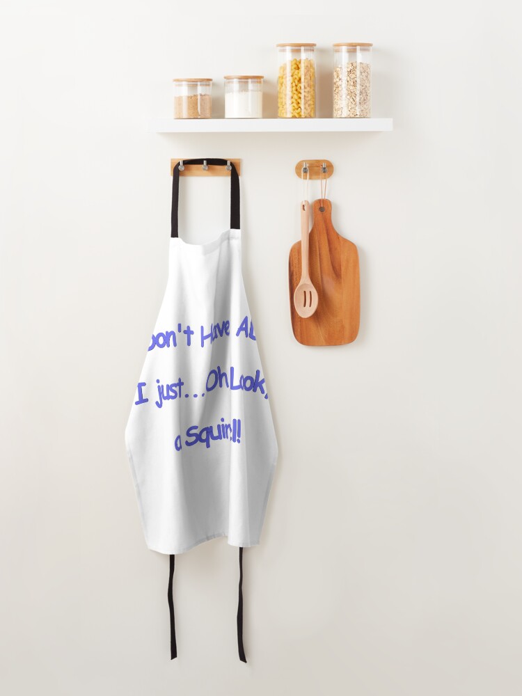 Thumbnail 4 of 6, Apron, Men, Women, Boys, and Girls Printed Distraction Humor Design designed and sold by gementagos.