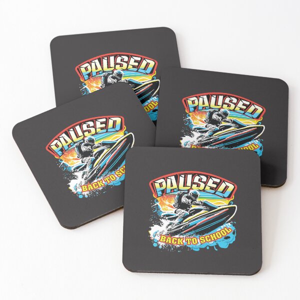 Item preview, paused jet skiing back to school Vintage designed and sold by shaderepublic.