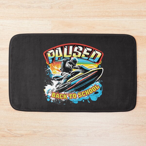 Item preview, paused jet skiing back to school Vintage designed and sold by shaderepublic.