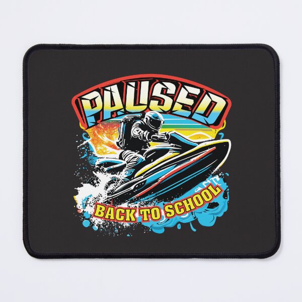 Item preview, paused jet skiing back to school Vintage designed and sold by shaderepublic.