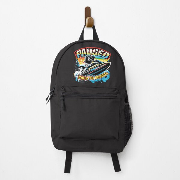 Item preview, paused jet skiing back to school Vintage designed and sold by shaderepublic.