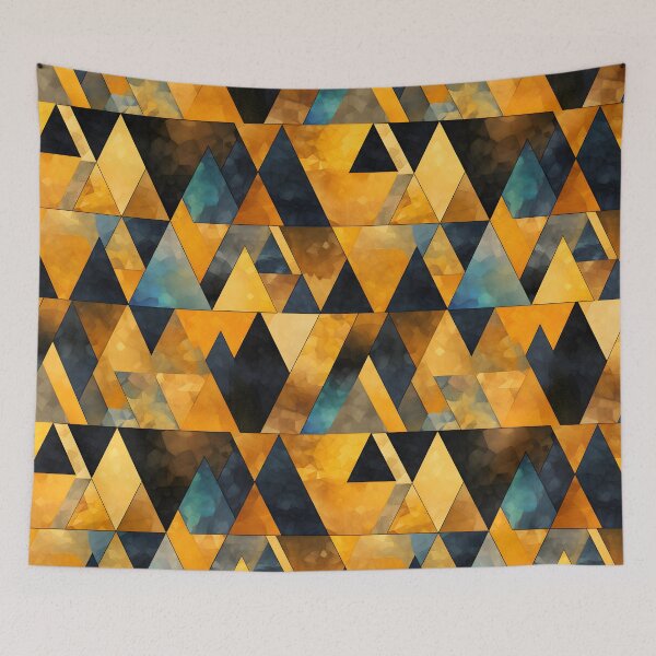 Item preview, Abstract triangles pattern designed and sold by enipra.