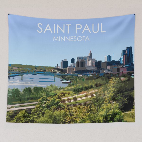 Item preview, Saint Paul, Minnesota, USA, Print designed and sold by summattodraw.