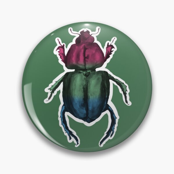 Item preview, Polyamorous Pride Beetle Ink Design designed and sold by felixgothcat.