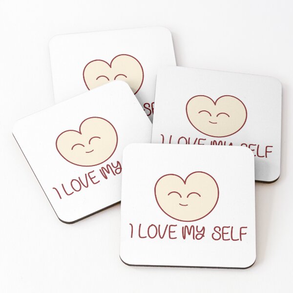 Item preview, I LOVE MY SELF with Cute Heart designed and sold by Berazio.