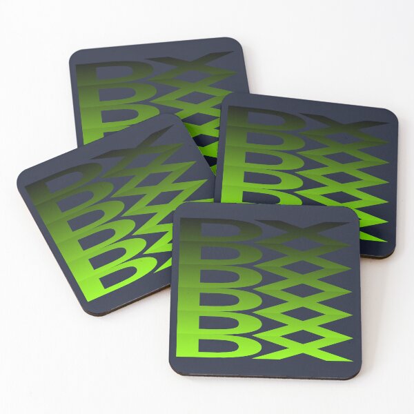 Item preview, DX (Black to Green, on Blue) designed and sold by MaidenofIron157.