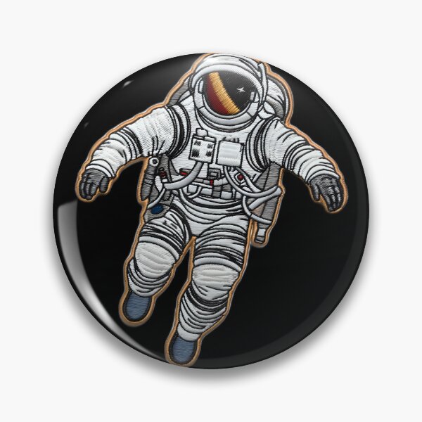 Item preview, Copia de Cosmic Exploration I: Astronaut Floating in Space Embroidery Patch. designed and sold by InsaneLEDP.