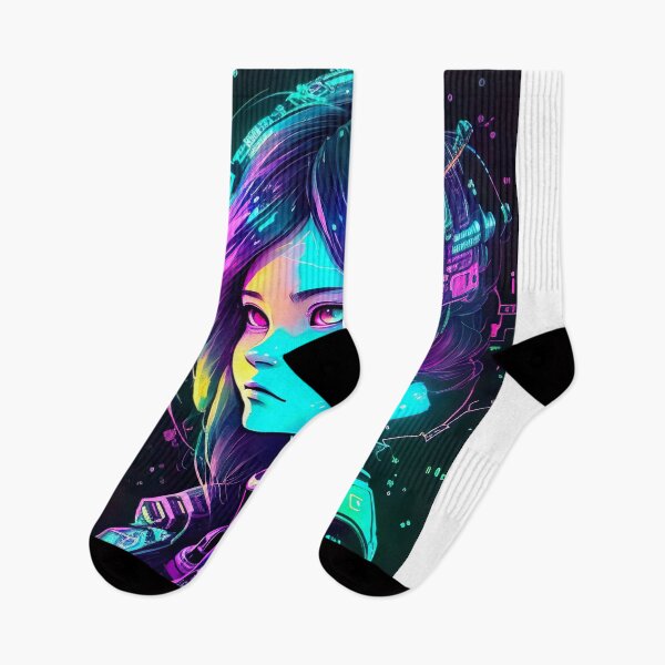 Item preview, Young Cyberpunk Girl | Neon designed and sold by lofirun.