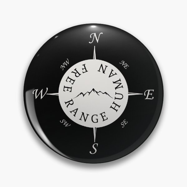 Item preview, Free Range Human Compass Icon designed and sold by CarleLS.