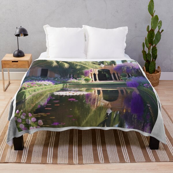 Item preview, A pond with flowers and trees in front of a building designed and sold by NewAspect.