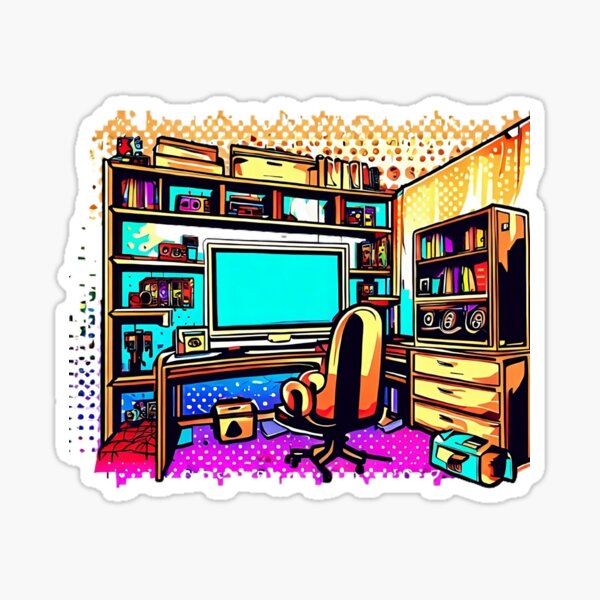 Computer sticker gaming stock image. Image of computer - 136843173