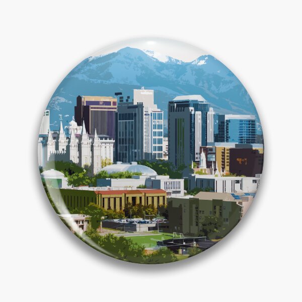 Item preview, Salt Lake City, Utah, USA, Print designed and sold by summattodraw.