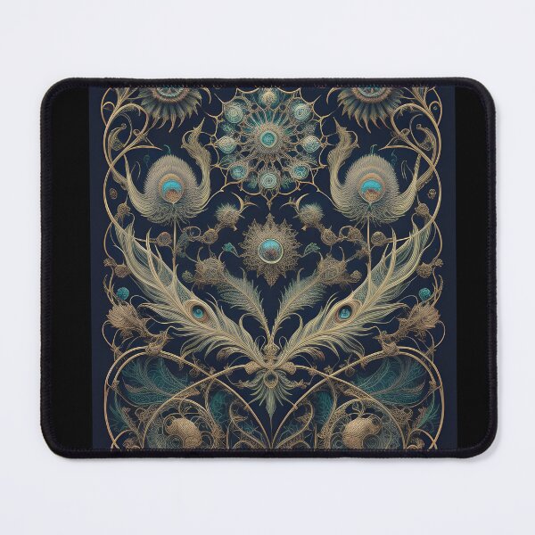 Item preview, Pattern feathers lattice grid designed and sold by deTab.