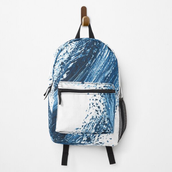 Item preview, Nature and landscapes, blue landscape, indigo wave, sea designed and sold by anaozzart.