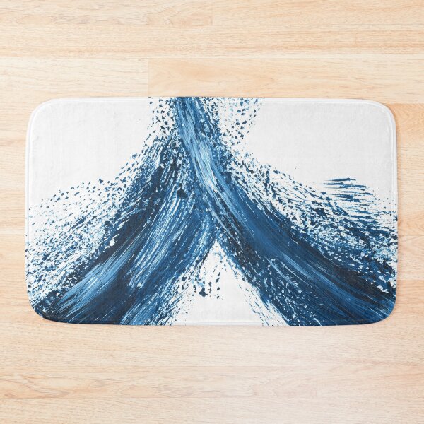 Item preview, Nature and landscapes, blue landscape, indigo wave, sea designed and sold by anaozzart.