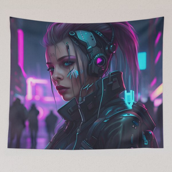 Item preview, CyberpunkGirl #06 designed and sold by Camila Hamdan.