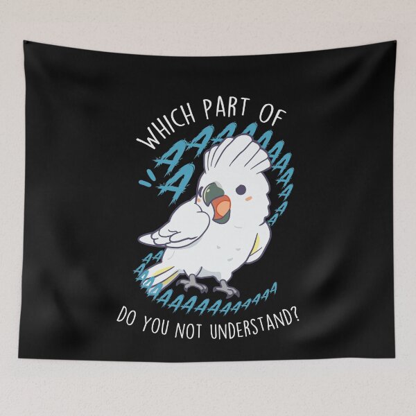 Item preview, Umbrella Cockatoo Parrot Aaaa designed and sold by Clara Hollins.