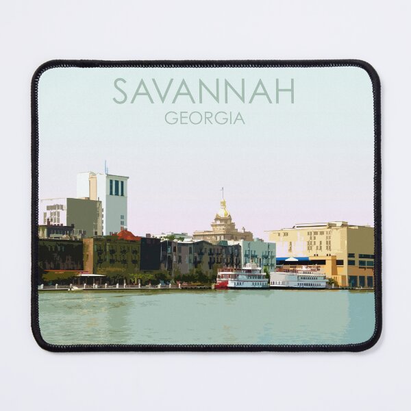 Item preview, Savannah, Georgia, USA, Print designed and sold by summattodraw.