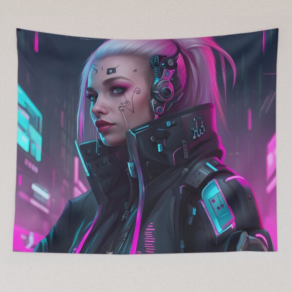 Item preview, CyberpunkGirl #07 designed and sold by Camila Hamdan.