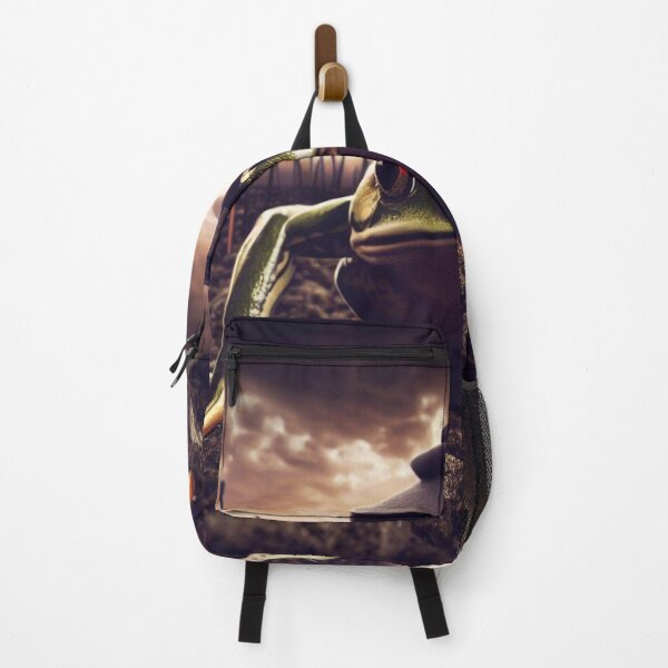 Item preview, Samurai frog on the battlefield designed and sold by GroundhogMs.
