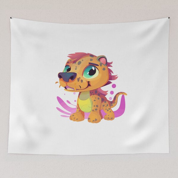 Item preview, Resilient Saber-Toothed-Tiger: Resilient and Fearless Dinosaur designed and sold by CozyCanvasCrew.