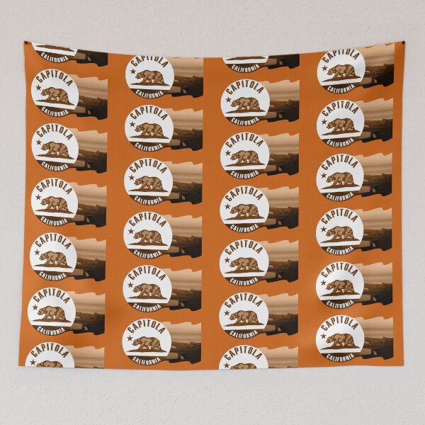 Item preview, Capitola Beach Californian Flag: Santa Cruz Coastal Living! designed and sold by EclecticCharm.