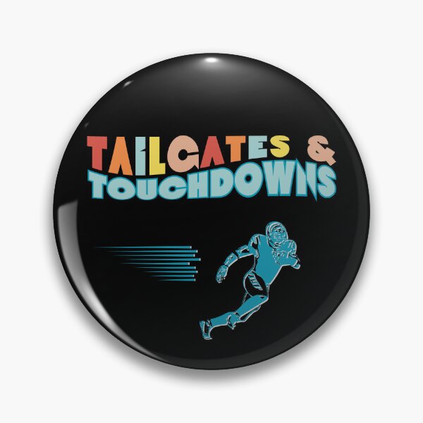 Item preview, Tailgates & Touchdowns Football Shirt in Cool Colors designed and sold by DesignedToATee.