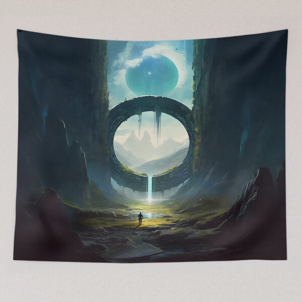 Item preview, Landscape Image of a Stone Portal designed and sold by FantasyVisions.