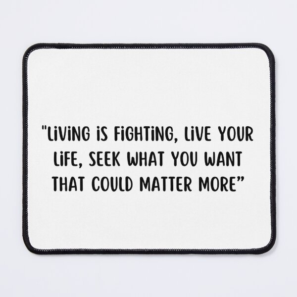 Item preview, Fight for your dreams - Inspirational philosophical quote designed and sold by CachoGlorious.