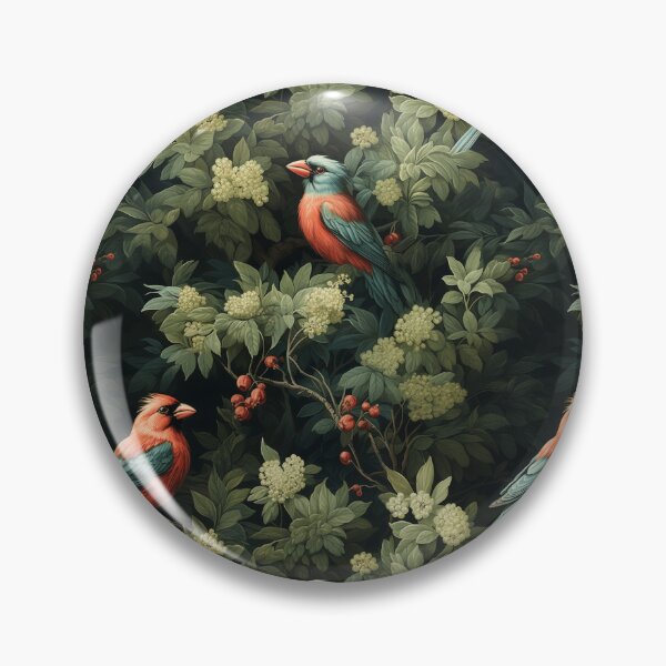 Item preview,  Flight Among the Branches: A captivating design of birds among trees and foliage, inspired by the aesthetics of Albert Bierstadt. designed and sold by SBD-Shop.