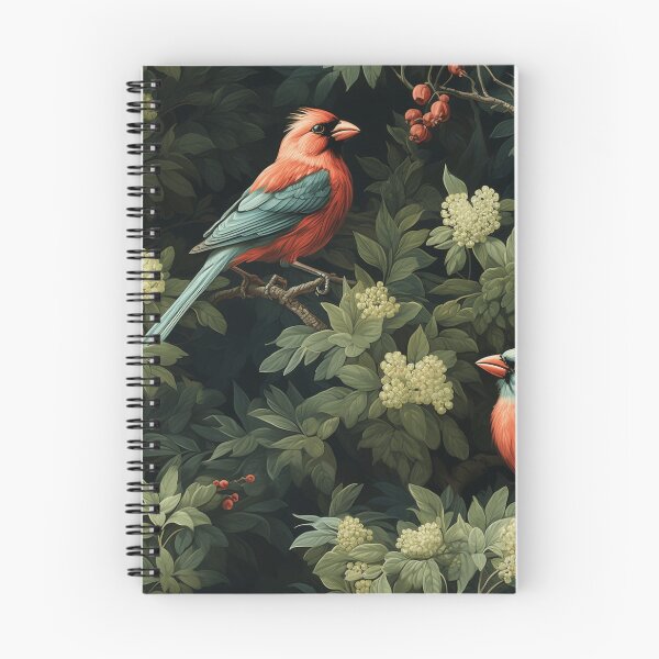 Item preview,  Flight Among the Branches: A captivating design of birds among trees and foliage, inspired by the aesthetics of Albert Bierstadt. designed and sold by SBD-Shop.