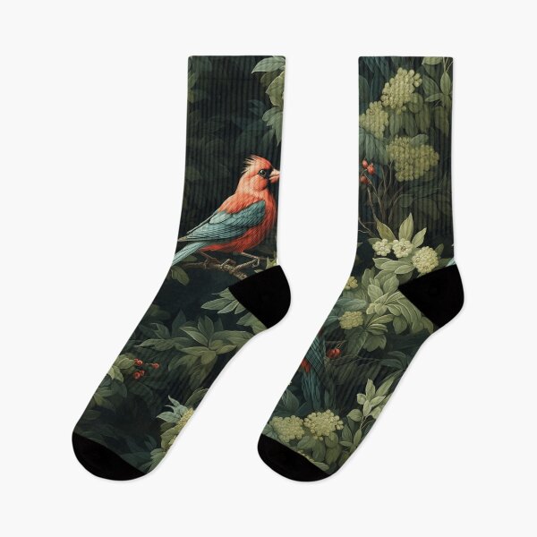Item preview,  Flight Among the Branches: A captivating design of birds among trees and foliage, inspired by the aesthetics of Albert Bierstadt. designed and sold by SBD-Shop.