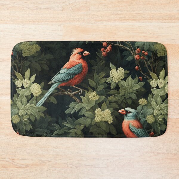 Item preview,  Flight Among the Branches: A captivating design of birds among trees and foliage, inspired by the aesthetics of Albert Bierstadt. designed and sold by SBD-Shop.