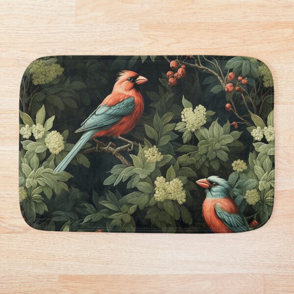 Item preview,  Flight Among the Branches: A captivating design of birds among trees and foliage, inspired by the aesthetics of Albert Bierstadt. designed and sold by SBD-Shop.