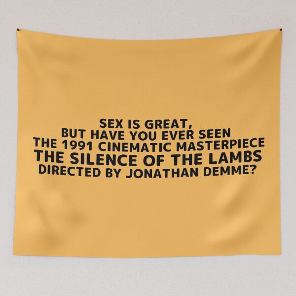 Item preview, The Silence of the Lambs | Sex Is Great but Have You Ever Seen Horror Movie Director designed and sold by franklinfargo.