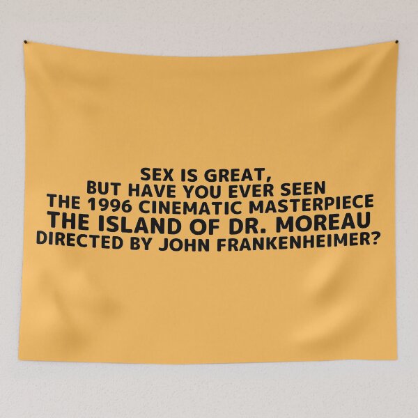 Item preview, The Island of Dr. Moreau | Sex Is Great but Have You Ever Seen Horror Movie Director designed and sold by franklinfargo.