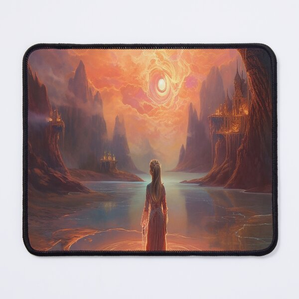 Item preview, Sorceress Standing Under a Blazing Sky designed and sold by FantasyVisions.